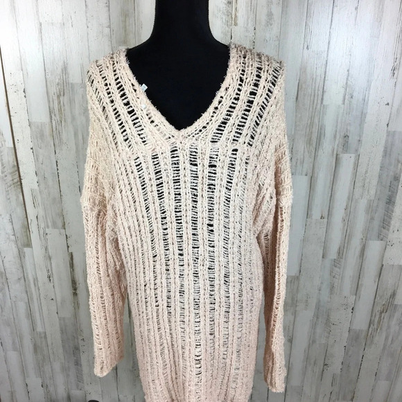 ASTR The Label Coral Knit Sweater Pullover NWT L - Picture 4 of 6